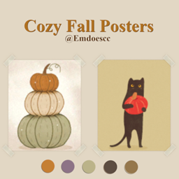 Emdoescc | Cozy Fall Posters project image