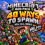 Minecraft 40 ways to spawn logo