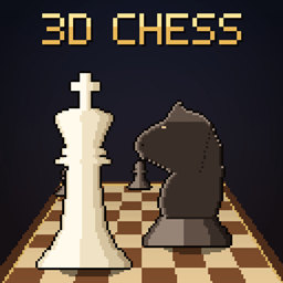 Realtime 3D Chess, Multiplayer or bots and customisable ♟️ logo