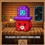 Red block plush logo