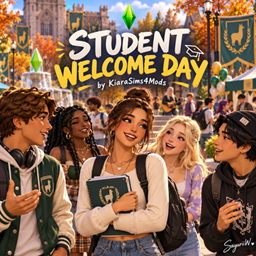 Student Welcome Day Event by KiaraSims4Mods - Tradução PTBR project image