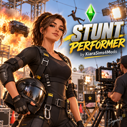 Stunt Performer Career by KiaraSims4Mods - Tradução PTBR project image