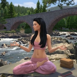 babybeesims - Yoga Studio Lot Trait PTBR project image