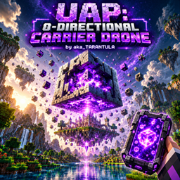 UAP: 8-DIRECTIONAL CARRIER DRONE aka_UAP Carrier Drone by aka_TARANTULA logo