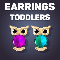 Owl Stud Earrings For Toddlers project image