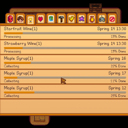 Production Progress - Crops and Machines project image