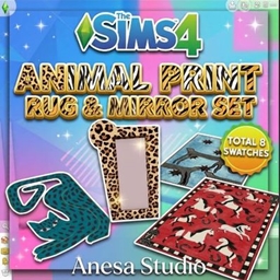 Animal Print Rug & Mirror Set | Anesa Studio logo