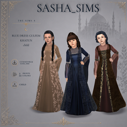 Historical Medieval Dress for child - (Gülfem Hatun) project image
