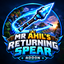 Mr ahil's returning spear logo