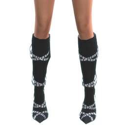 Strap High Heel Boots logo