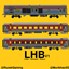 MTC LHB Rajdhani Red Coaches logo