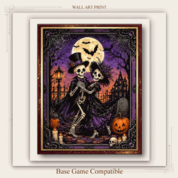 Victorian Gothic Couple Paintings: Skeleton Edition project image