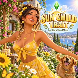Sun Child Trait by KiaraSims4Mods - Tradução PTBR logo