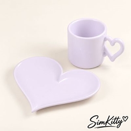 Lilac Love β Heart Plate & Mug Set π project image
