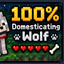 Domesticating wolf logo