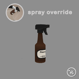 Spray override project image