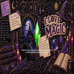 I love Magic- Supernatural Loading Screen- lunicorn logo