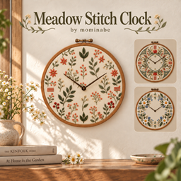 Meadow Stitch Clock project image