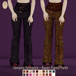 Raven Flared Pants – Vampire Romance Collection project image