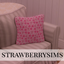 cute pillow by strawberrysims logo