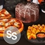 Ghost Pizza, Mummy Hot Dogs, and Spiderweb Cake logo