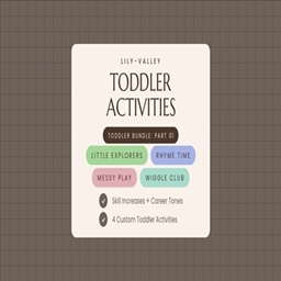 lilyvalleycc Toddler Activities Bundle - Part 01/ translation spanish by Monisims project image