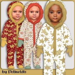 Infants Vintage Circus Winter Onesie project image