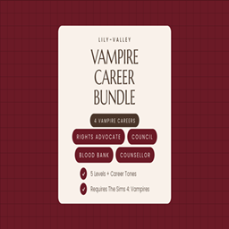 lilyvalleycc VAMPIRE CAREERS BUNDLE | All-In-One / translation spanish by Monisims project image