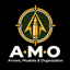 AMO - Arrows, Muskets & Organization logo