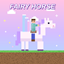 Fairy horse in Minecraft logo