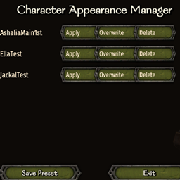 Character Appearance Manager logo