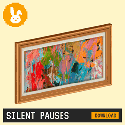 Raster Rabbit: Last Chance - SILENT PAUSES Abstract Collection (21 Paintings) logo