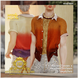 Gradient Pattern ButtonUp Casual Fade Shirt project image