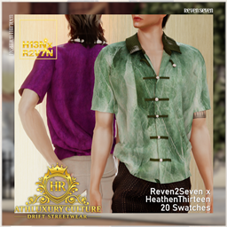 Modern Mandarin Knot  Detail Urban Style Shirt project image