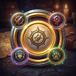 Simple Class Race Faction Icons logo