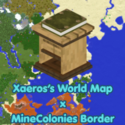 Xaero's World Map x MineColonies project image