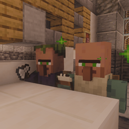 Anyutopia - Villagers living in your base.