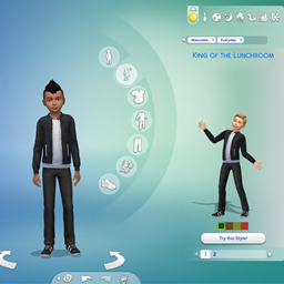 Custom Styled Look: King of the Lunchroom logo