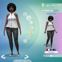 Custom Styled Look: Karaoke Diva logo
