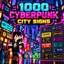 One Thousand Cyberpunk City Signs logo