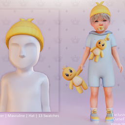 Hat 100HDuck Pudim - Toddler logo