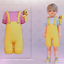 Overalls Masculine 100HDuck Pudim - Toddler logo