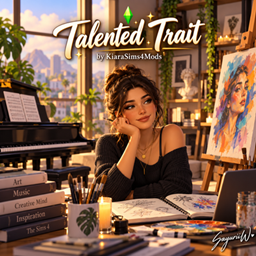 Talented Trait by KiaraSims4Mods - Tradução PTBR project image