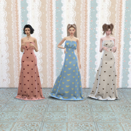 Lovely Hearts dress project image
