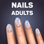 Short Almond Glazed Donut Nails logo