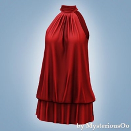 Gathered halter mini dress project image
