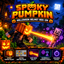 Spooky Halloween pumpkin logo