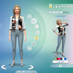 Custom Styled Look: Coffee Date logo