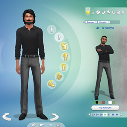 Custom Styled Look: All Business logo