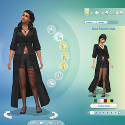 Custom Styled Look: Miss Nightshade logo